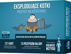 Eksplodujące Kotki: Przepisy na Kotastrofę - ostateczna edycja gry w jednym pudełku